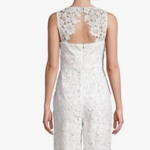 Trina Turk white lace Jumpsuit